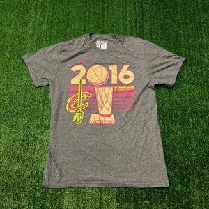 Adidas Gray Cleveland Cavaliers NBA Champions T-Shirt